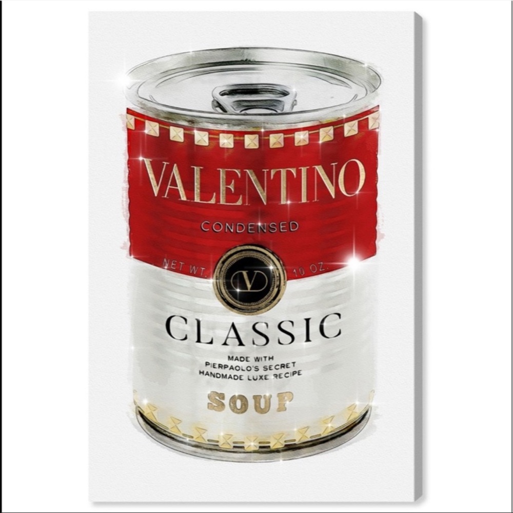 Red Soup Can Canvas Print